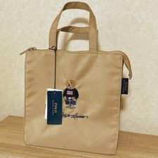 Polo by Ralph Lauren Bear Tote Bag Beige New Unused