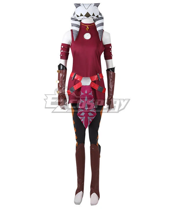 Star Wars: The Clone Wars Temporada 7 Ahsoka Tano Disfraz Juegos con disfraces Traje de Halloween Foto 2 de 4