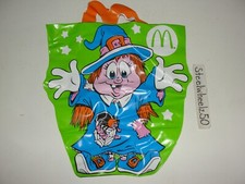 Vintage McDonalds Witch Halloween Vinyl Trick Or Treat McBoo Bag 1991 Unused HTF