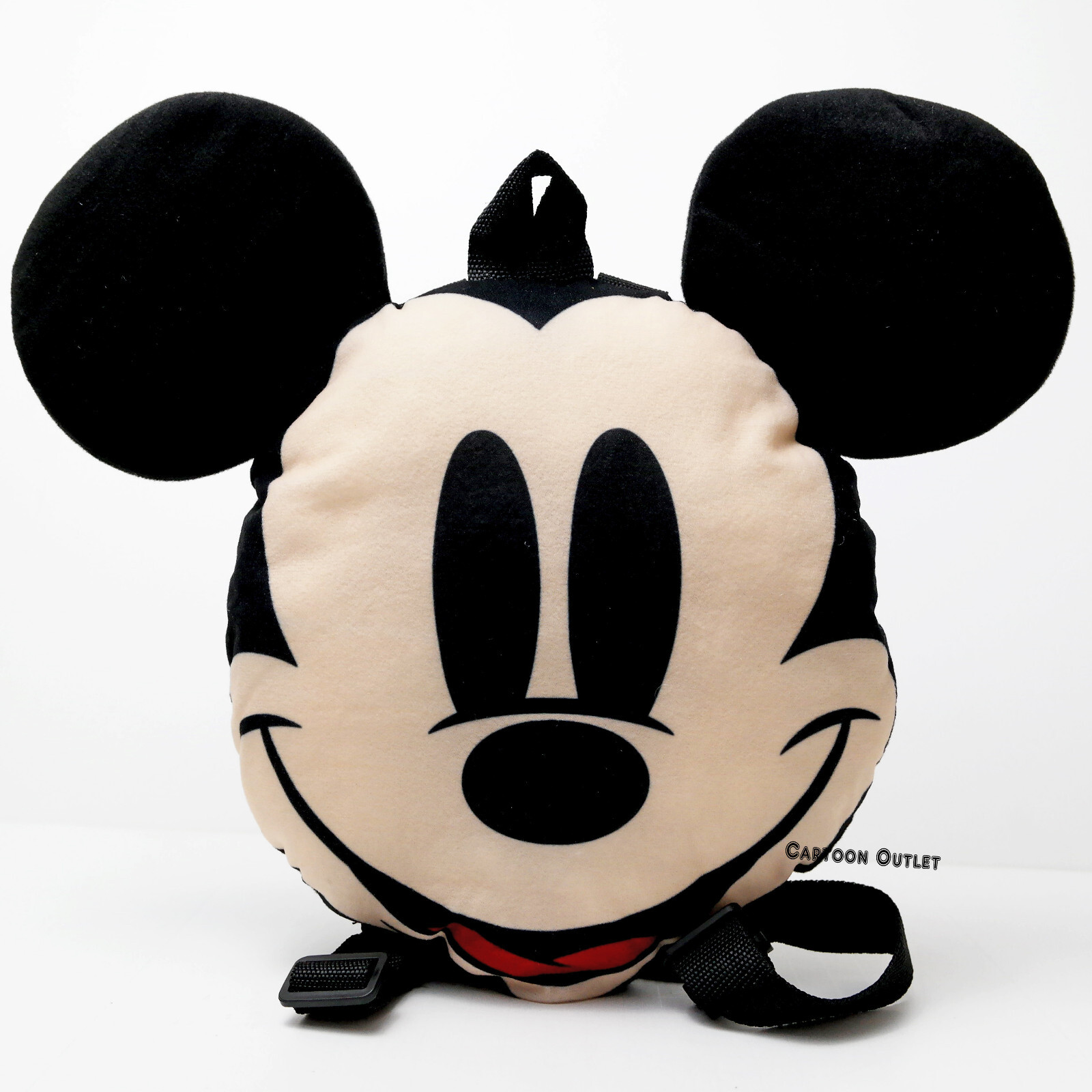 Disney Mickey Mouse Kids Toddler Backpack Bag Plush Head Birthday Gift New