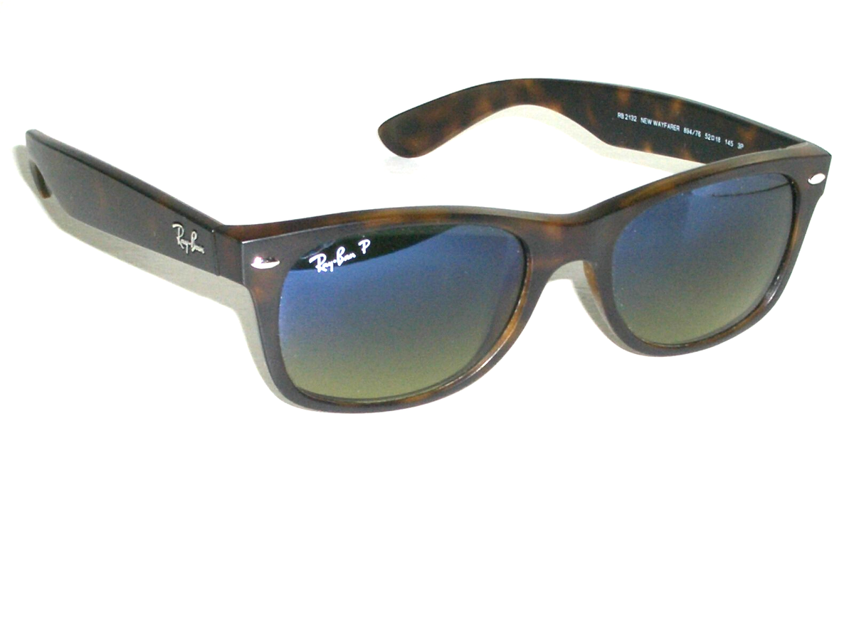 RAY BAN RB2132 894/76 52[]18 MATTE TORT GRADIENT POLARIZED