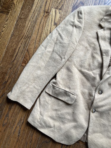 Blazer uomo Brooks Brothers 100% capelli cammello taglia 39R giacca marrone cappotto sportivo - Foto 2 di 13