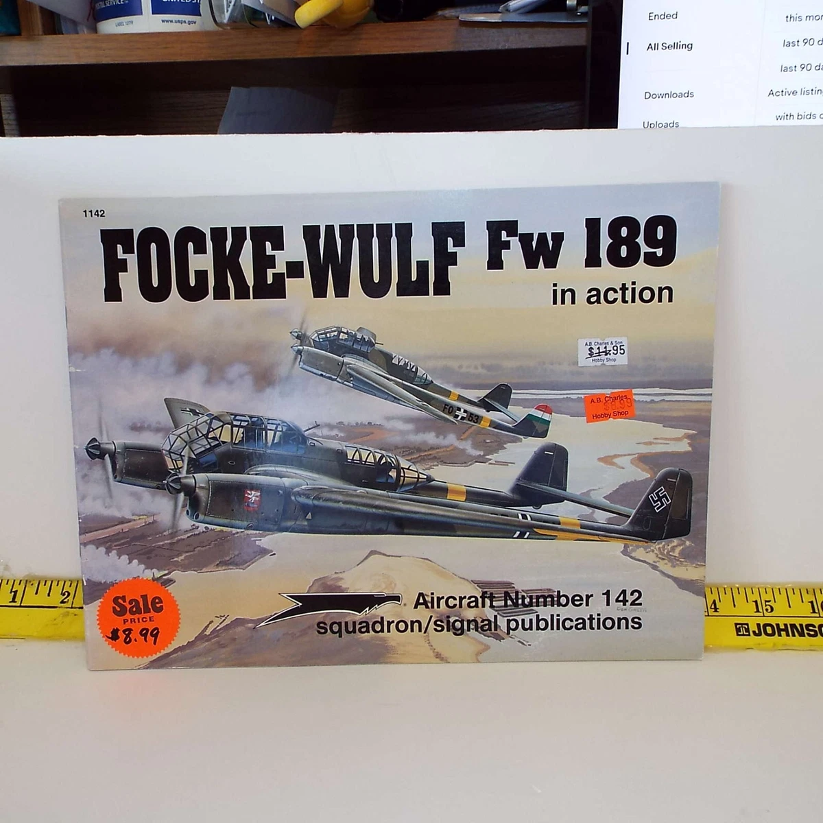 FICKE WULF FW 189 142 IN ACTION FIGHTER JET AIRPLANE BOOK .. MODEL 148 |  eBay
