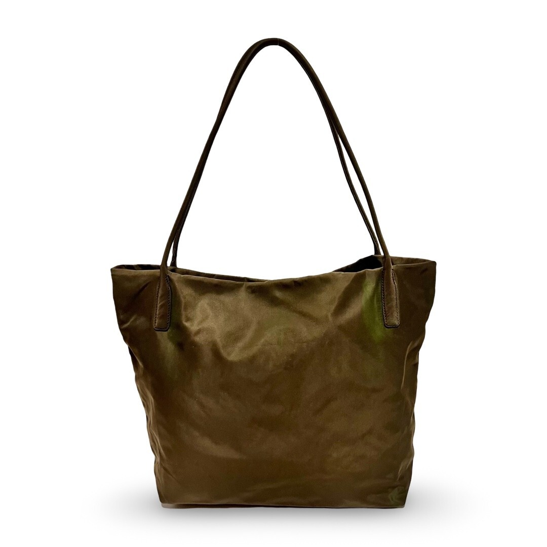 バッグ Prada Triangle Logo Nylon Brown Tote Bag s-l1200.jpg