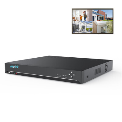 Reolink RLN36 NVR 36 Kanal 3HDD Einschübe Keine HDD enthalten Überwachungskamera