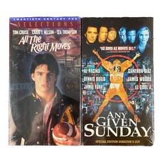All The Right Moves & Any Given Sunday Sealed VHS Football