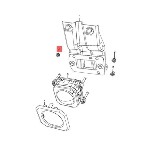 Fermi Per Staffa Di Supporto Radar Jeep Compass And Cherokee🇮🇹 - Imagen 3 de 3