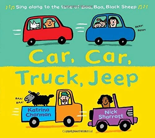 Car, Car, Truck, Jeep: 1 by Charman, Katrina Book The Fast Free Shipping - Imagen 1 de 2