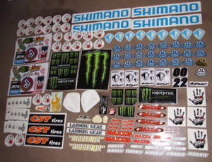 Huge Lot of BMX Stickers & Decals