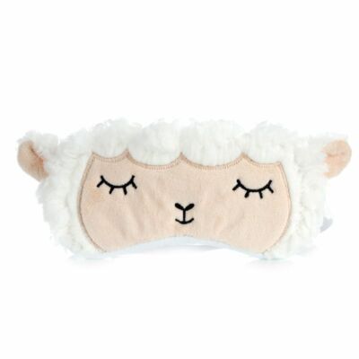 NEUHEIT SCHAF WEICHES PLÜSCHTIER SCHLAFAUGENMASKE NEU MIT ETIKETT