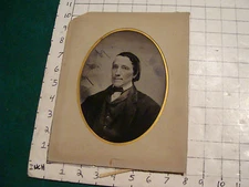 vintage PHOTO ---man, scratched, as shown