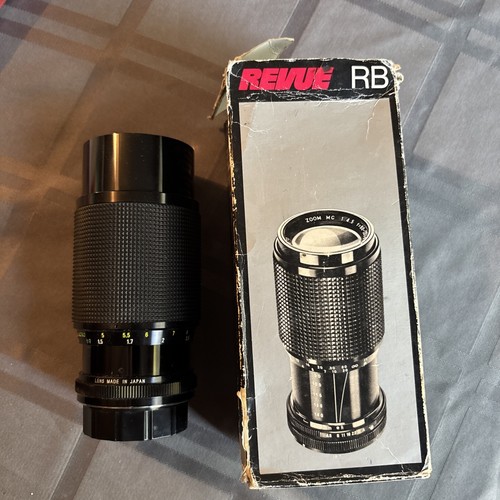 AUTO REVUENON MULTI-COATED 80-200mm 1:4.5 Revue RB 956071 With Box Japan