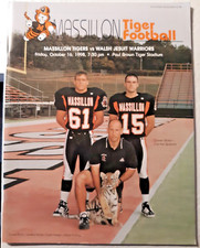 football program Massillon Ohio vs Walsh Jesuit Oct 16 1998 captains