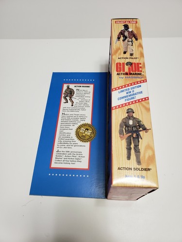 GI Joe ACTION MARINE WWII 50th anniversary limited edition NIB factory sealed - Picture 3 of 7