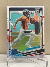 2023 Panini Donruss Optic Marvin Mims Rated Rookie Silver Holo #231 Broncos