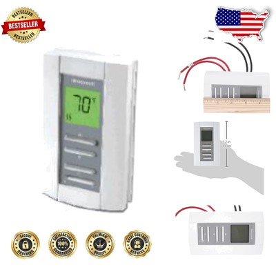 Line Voltage 240-Volt Digital Thermostat with Soundproof Operation & LCD Display