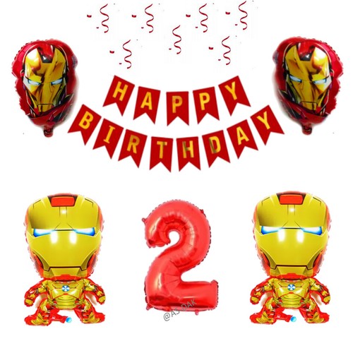 Iron Man Globo de Película Avengers Marvel Globos Airwalker Niño Cumpleaños Fiesta - Imagen 5 de 12