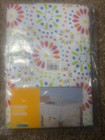 Celebrate Summer Together Vinyl Medallion Tablecloth 70" Round NEW