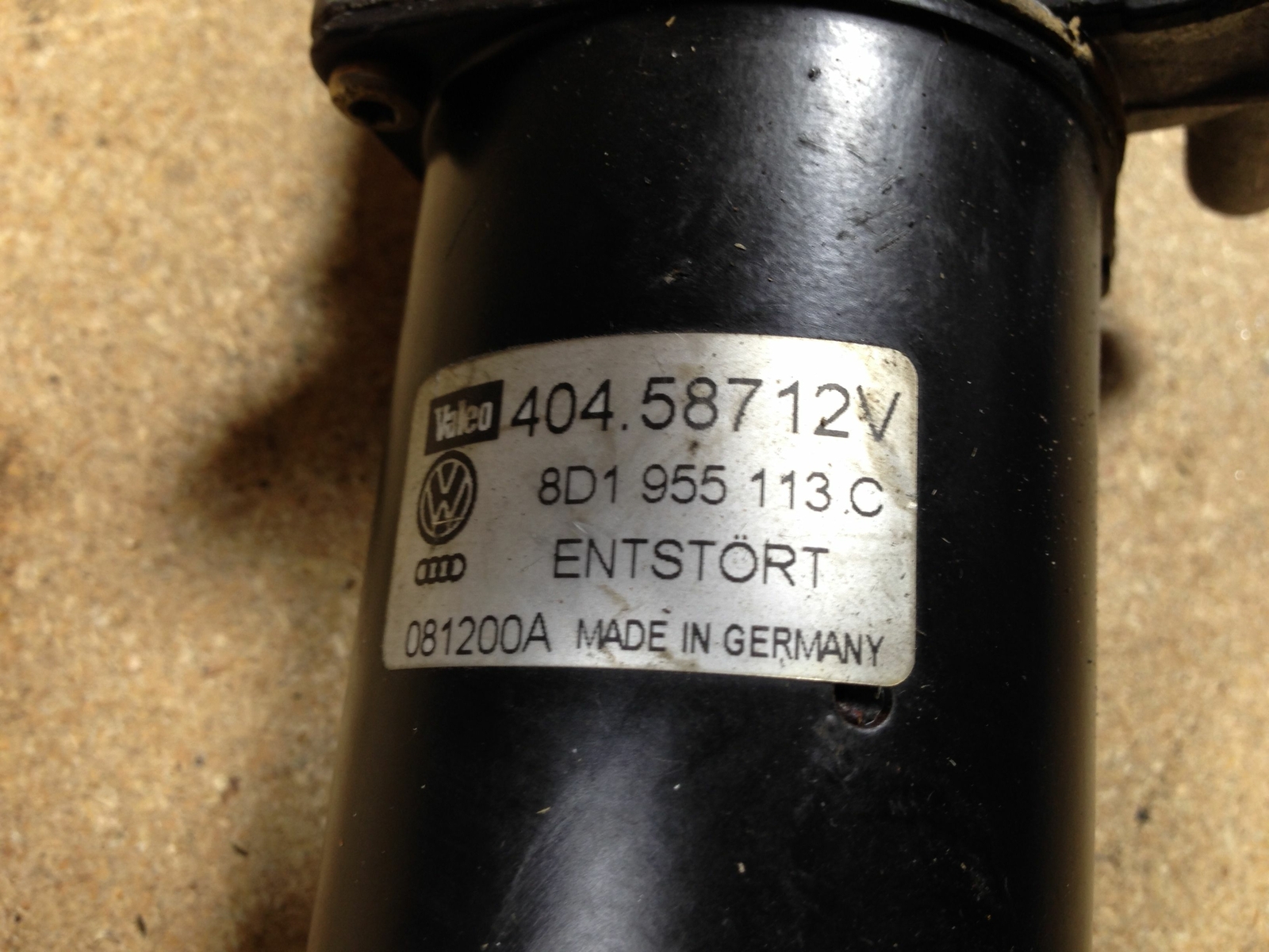 Audi S4 Wiper Motor B5 0002 9602 A4 OEM eBay