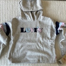 Levi's Big Girls Cropped Hoodie, size small