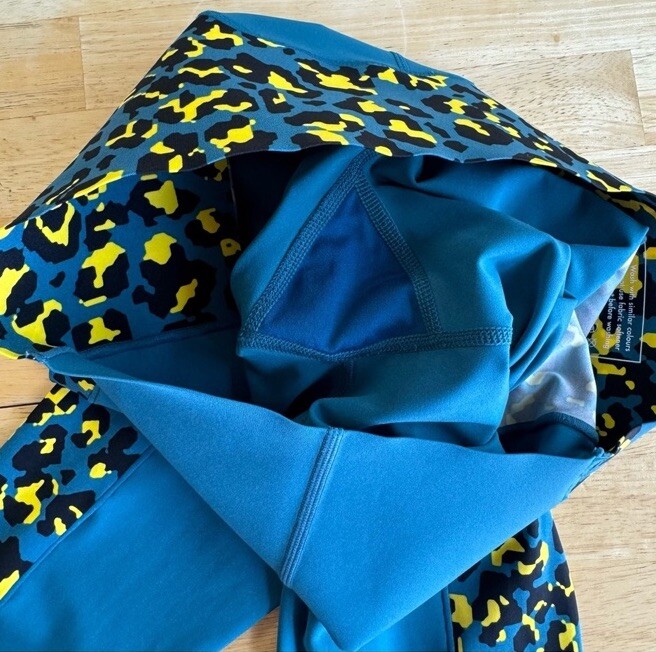 Sweaty Betty Power Ultra Sculpt High Waist 7/8 Workout Leggings Leopard Teal 8 image 7