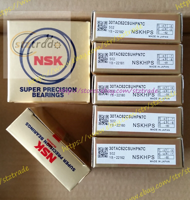 NIB NSK Ball Screw Support Bearing 30TAC62CSUHPN7C replace NIB NSK Ball Screw Support Bearing 30TAC62CSUHPN7C replace