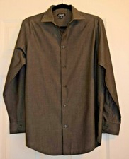 CHAPS Men's Long Sleeve Gray Shirt Size 18-20
