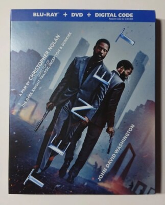 Tenet Classic Christopher Nolan Mint Blu-ray Discs 2020 Slipcase