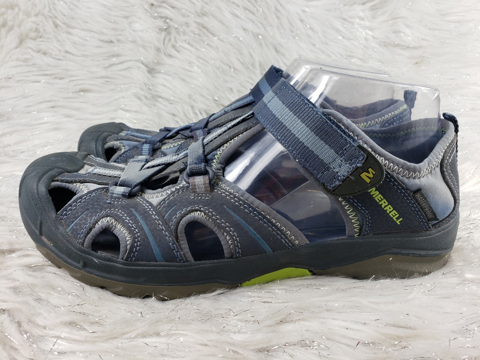 MERRELL sandali casual da donna in pelle blu idro taglia 6 37