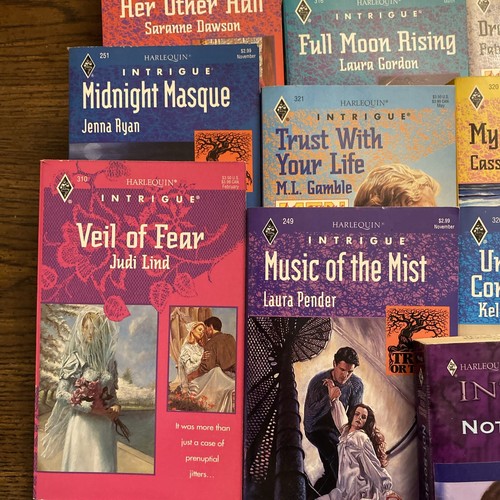 Harlequin Intrigue Romance Huge Lot Of 26 Paperback Novels Assorted Mix - Picture 3 of 10