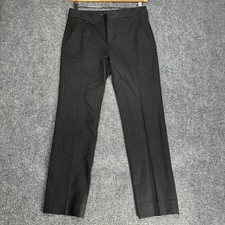 Banana Republic Pants Womens 4 Ryan Fit Black Cotton Stretch Pockets Straight