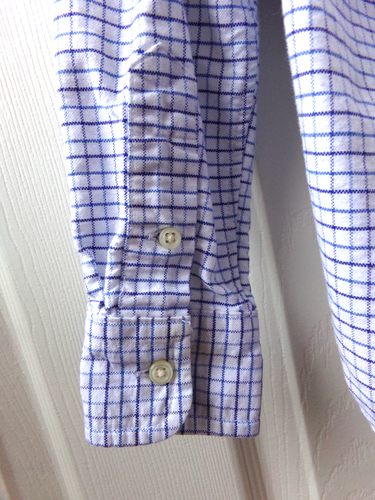 RALPH LAUREN TATTERSALL Dress Shirt 5 Boys Plaid POLO 100% Cotton Blue White $55 - Picture 6 of 23
