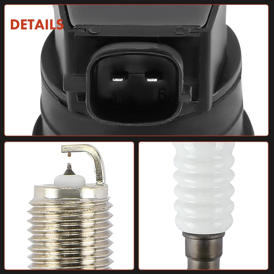 4 bobine di accensione + 4 candele per Hyundai i20 GB IB 1.2L KIA Rio III UB Stonic YB - Immagine 2 di 4