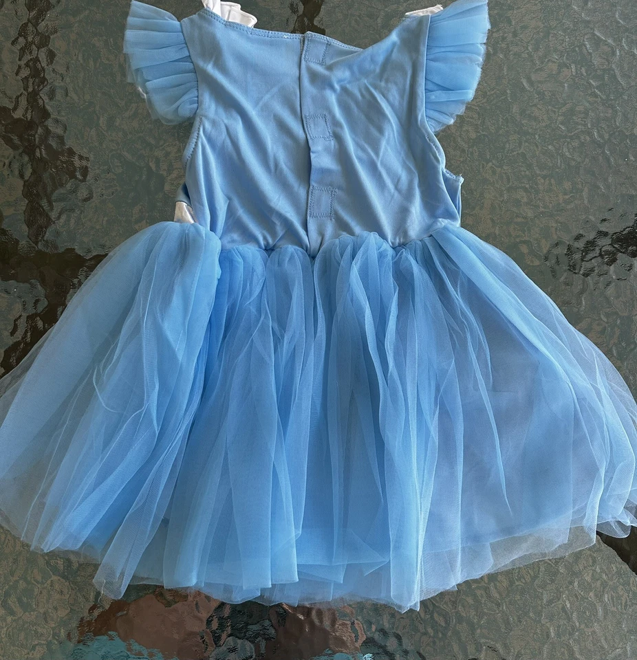 Fantasia de festa Alice no País das Maravilhas bebê menina princesa tutu 2T - Imagem 3 de 3