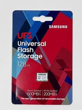 New SAMSUNG UFS 128GB 500MB/s 4K UHD Universa...