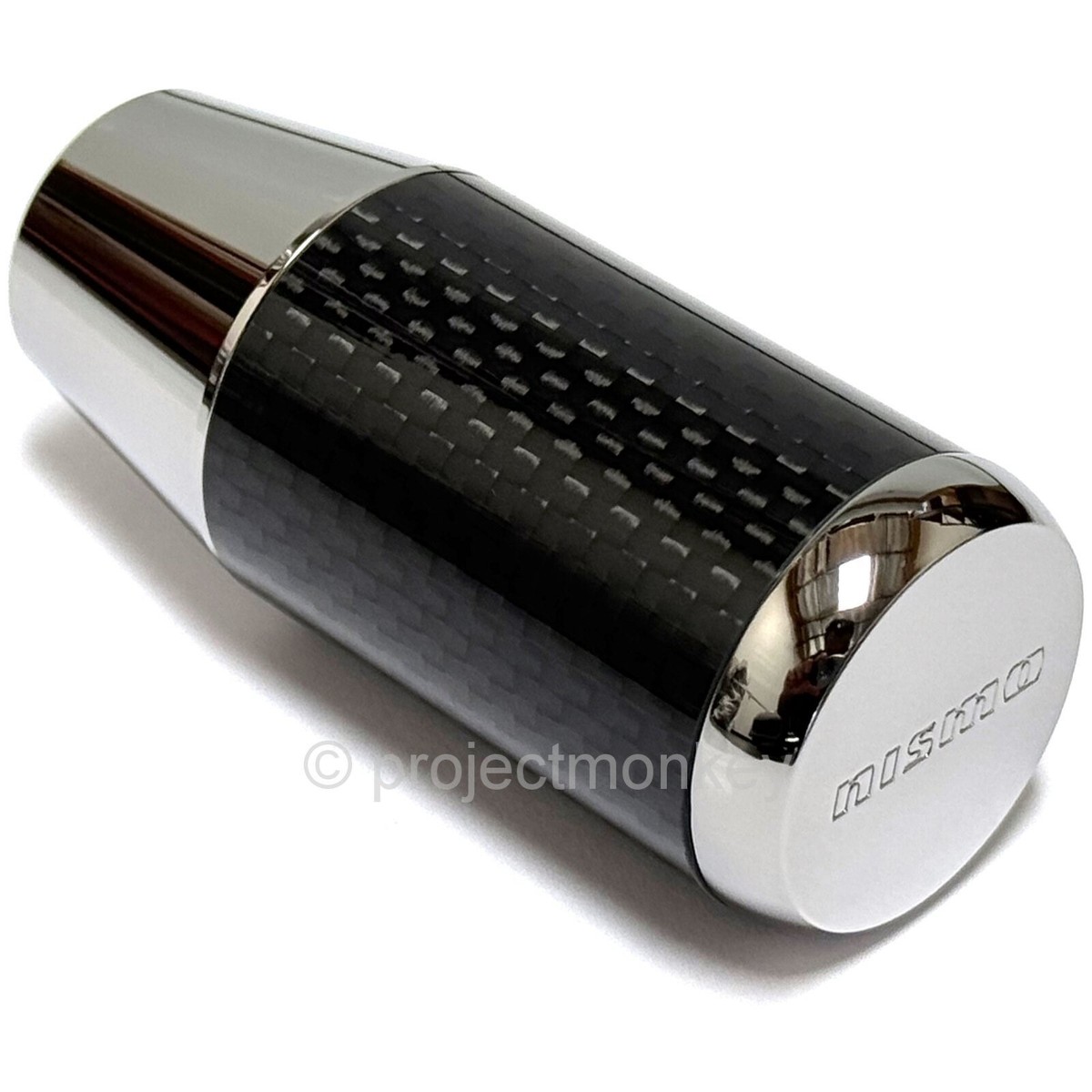 Nismo C2865-1EA07 Chrome & Carbon Fiber Shift Knob Fits