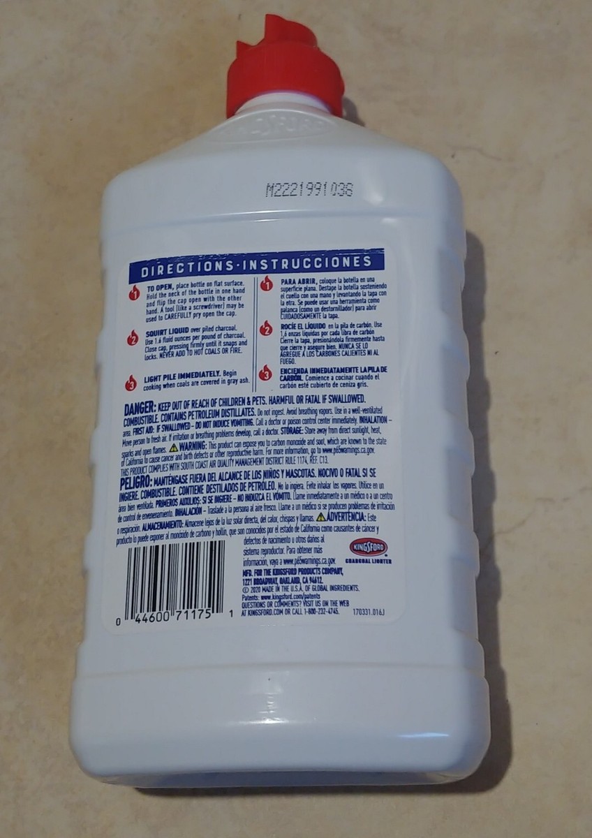 Kingsford Charcoal Lighter Fluid, 32 oz BRAND NEW Faster Lighting