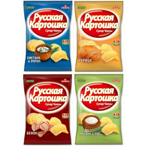 Price for 3 pieces! Super chips "Russian potato" (starch chips). 80