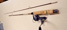Vintage Garcia Mitchell 508 Rod And Reel Combo - MODEL 508 REEL & 5ft ROD