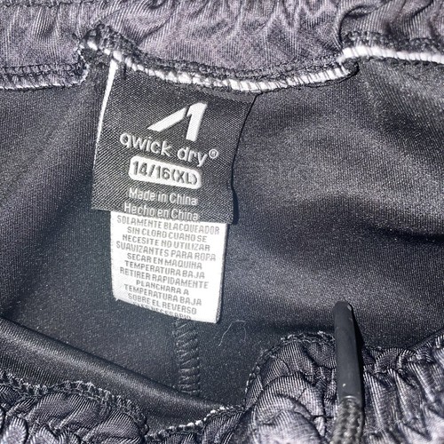 QuickDry Black Kids Joggers Size XL 14/16 - Picture 2 of 2