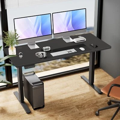 40" 48" 55" Electric Standing Desk Adjustable Height Home Office Stand Up Desk - Image 1 of 4