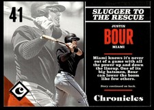 2017 Panini Chronicles Justin Bour Miami Marlins #35