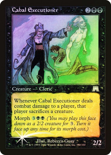 Onslaught   MTG  FOIL  Cabal Executioner   Magic