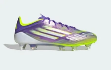 NEW Sz 10 Men's Adidas F50 ELITE SG Soccer Cleats Purple Green JH7633 $270