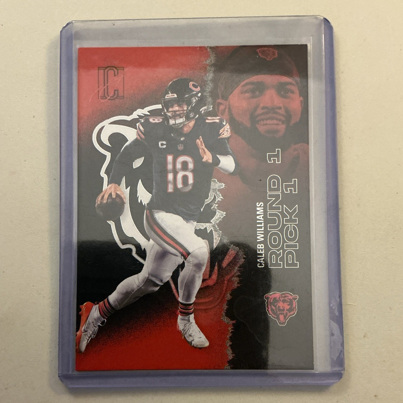 Topps 2024 Signature Class Round 1 Pick 1 Caleb Williams #RCA-CW Rookie