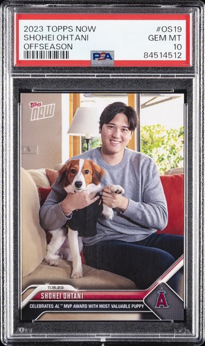 2023 TOPPS NOW OFFSEASON #OS19 SHOHEI OHTANI PSA 10