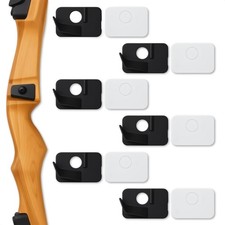6 Pcs Arrow Rest for Recurve Bow, 1.2"x0.8", Adhesive, Plastic