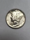 1942 D Mercury Dime FLASHY UNCIRCULATED !!
