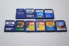 Lot Of 10 128MB SD Camera Memory Cards Kodak Viking PQ1 Lexar PNY Impact & More