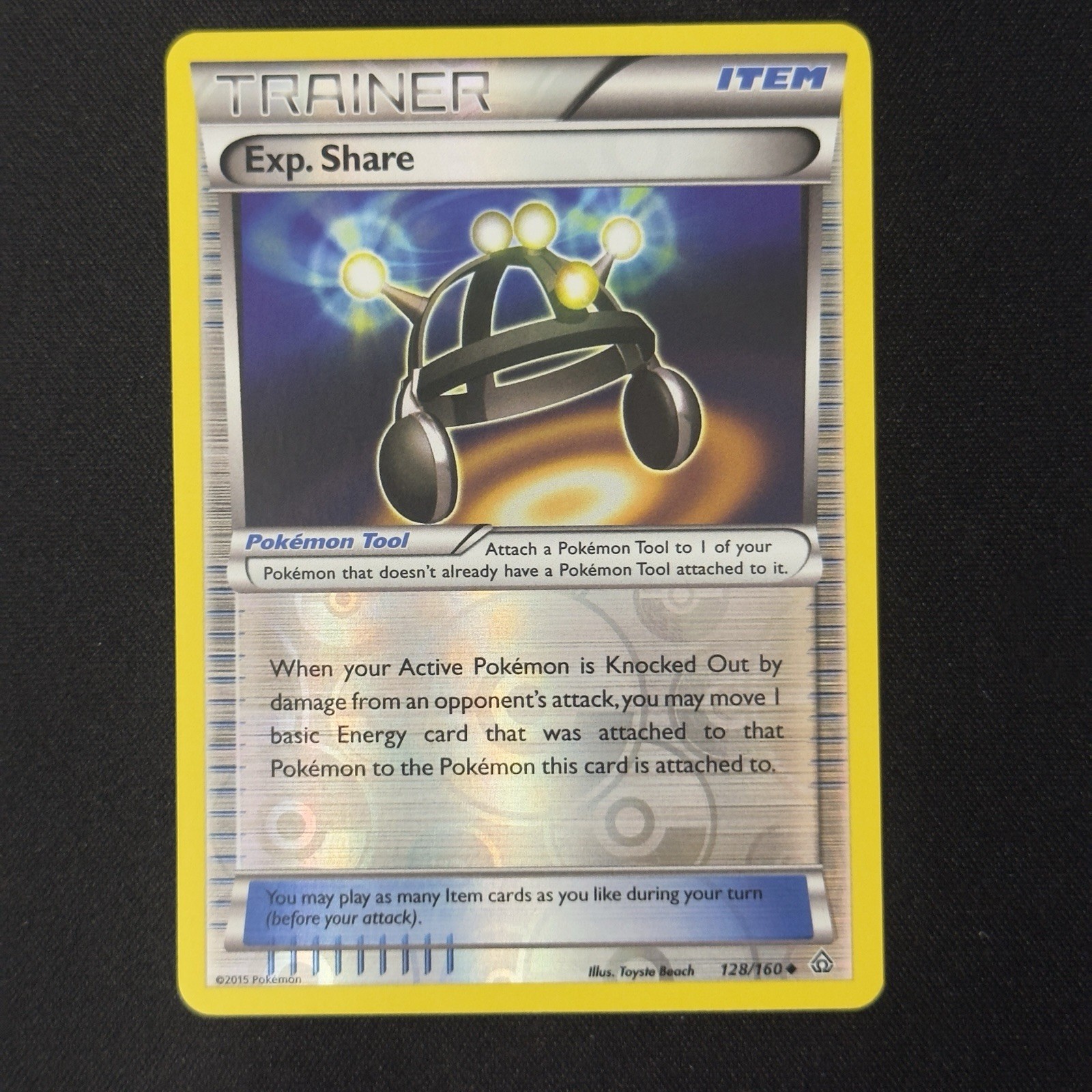 Exp. Share 128/160 Reverse Holo XY Primal Clash Pokemon Trainer English LP+/NM
